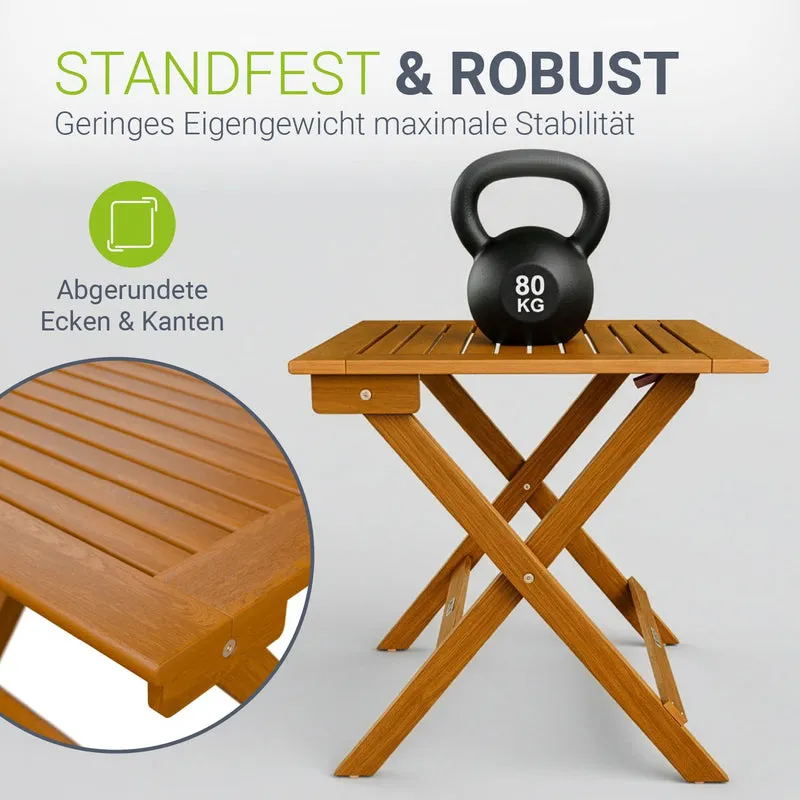 Table en bois pliable Zadar – pour balcon et jardin