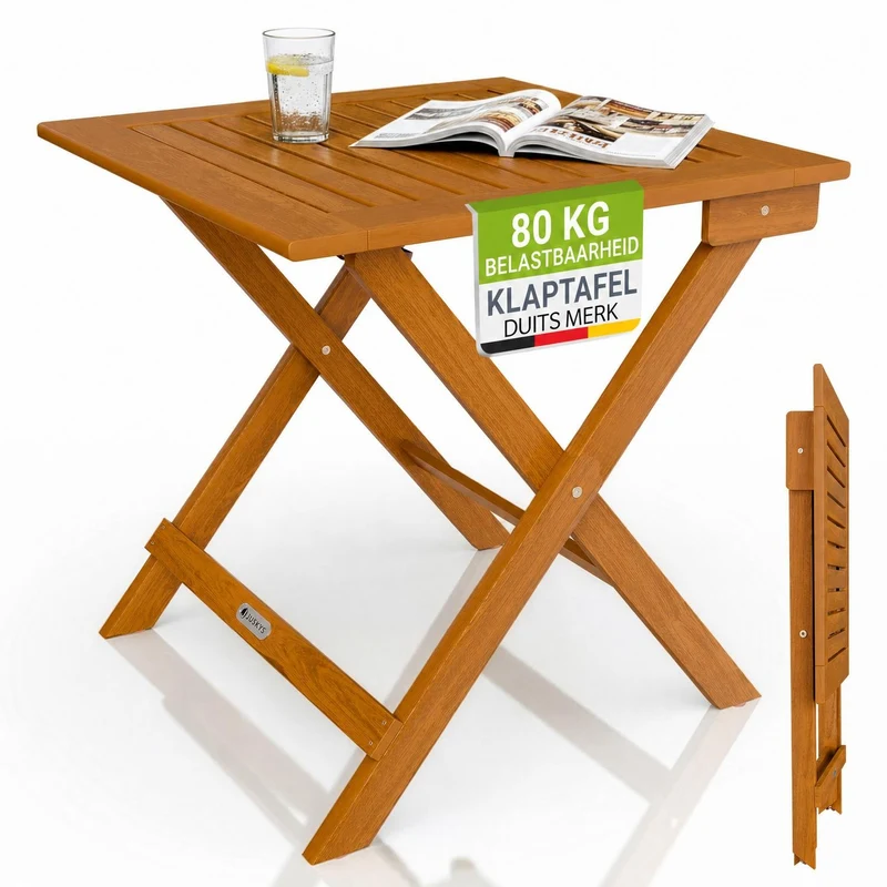 Table en bois pliable Zadar – pour balcon et jardin