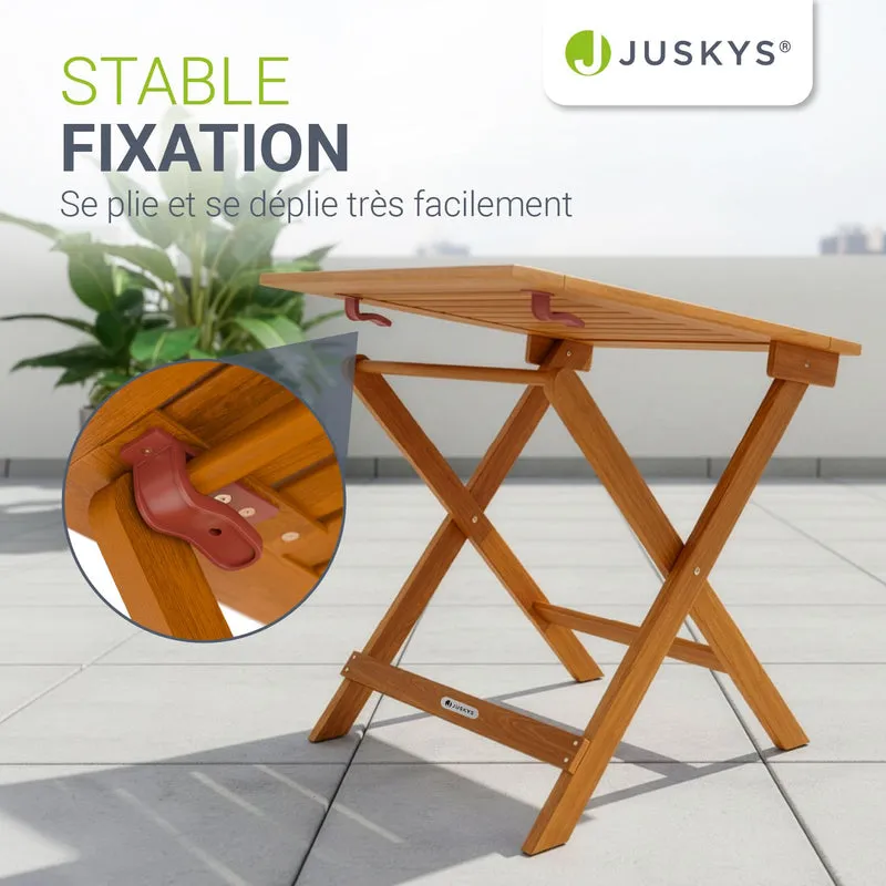 Table en bois pliable Zadar – pour balcon et jardin