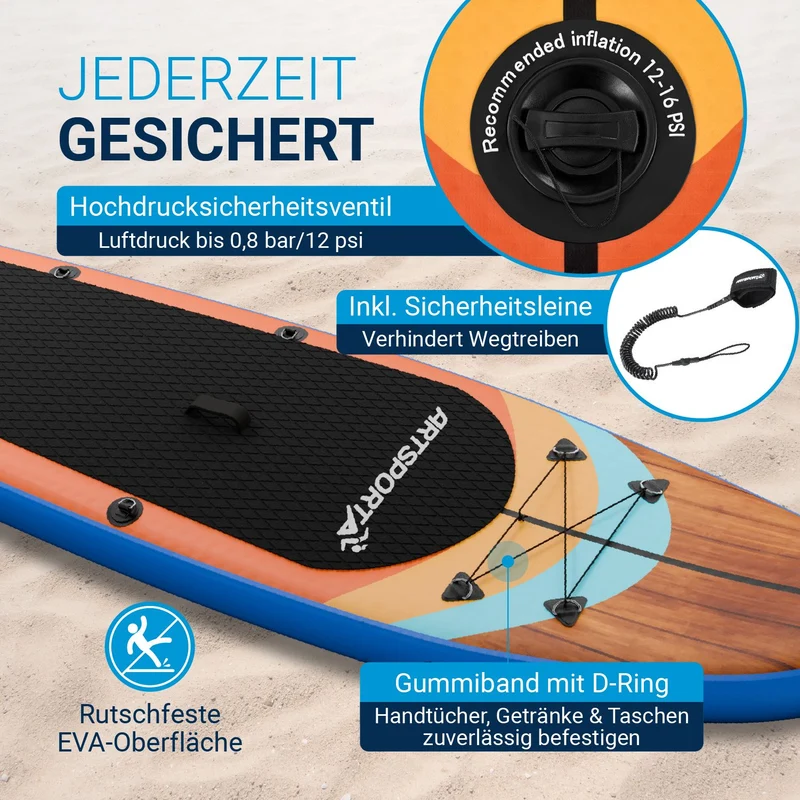 Stand up paddle avec siège kayak – set complet