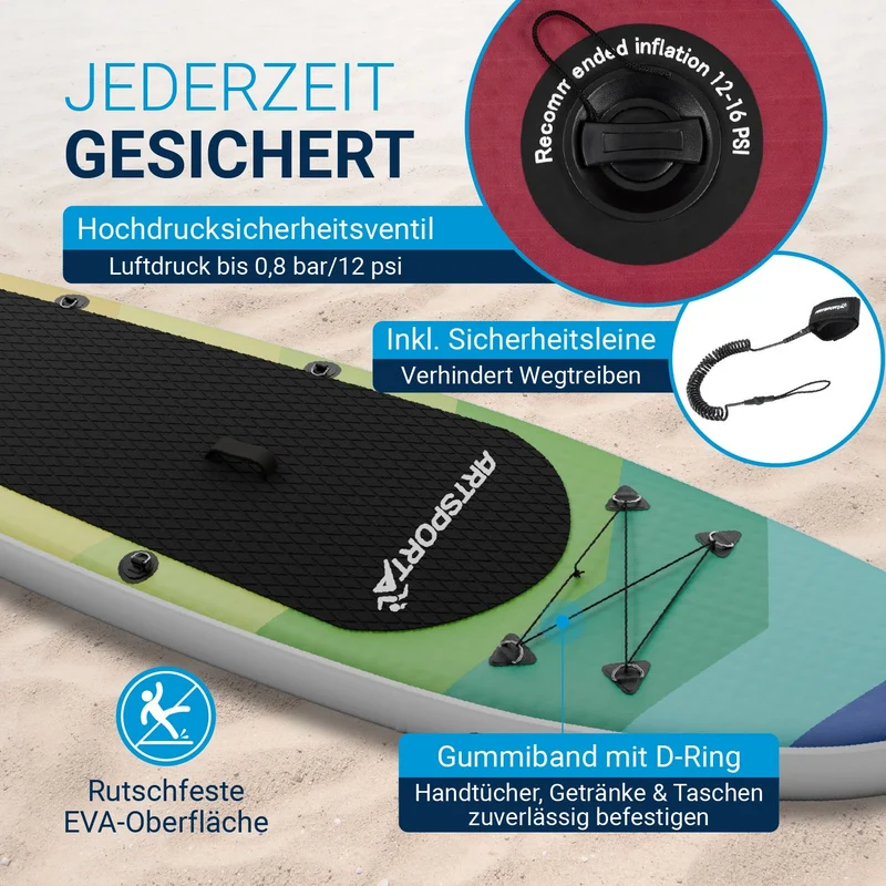Stand up paddle avec siège kayak – set complet