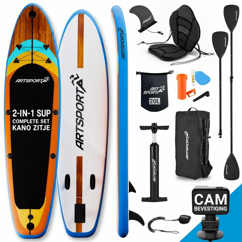 Stand up paddle avec siège kayak – set complet