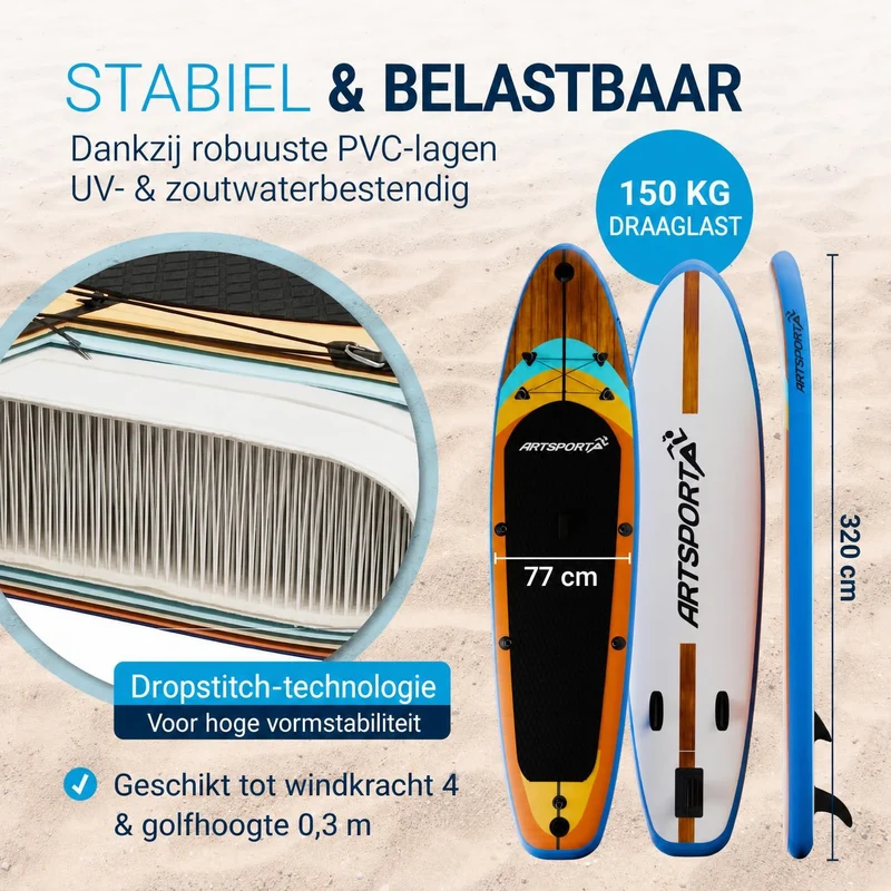 Stand up paddle avec siège kayak – set complet