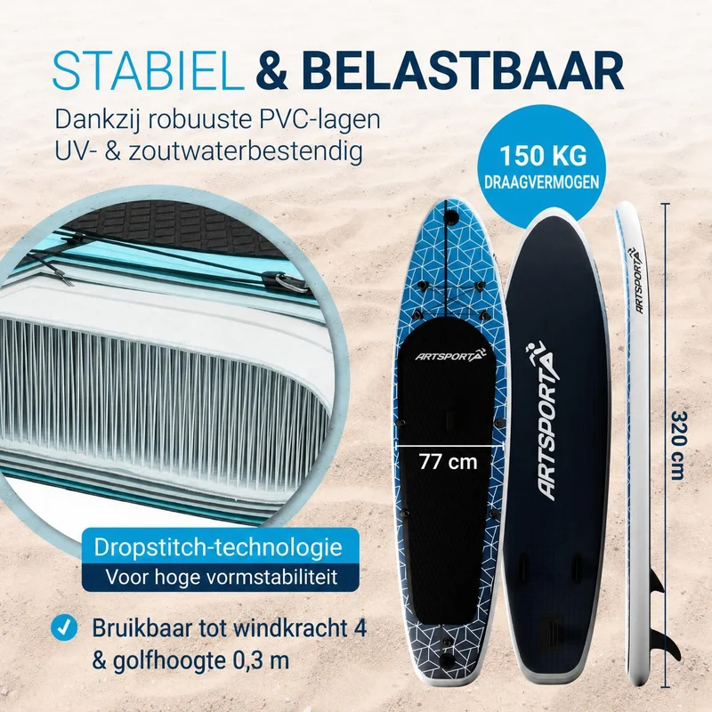 Stand up paddle avec siège kayak – set complet