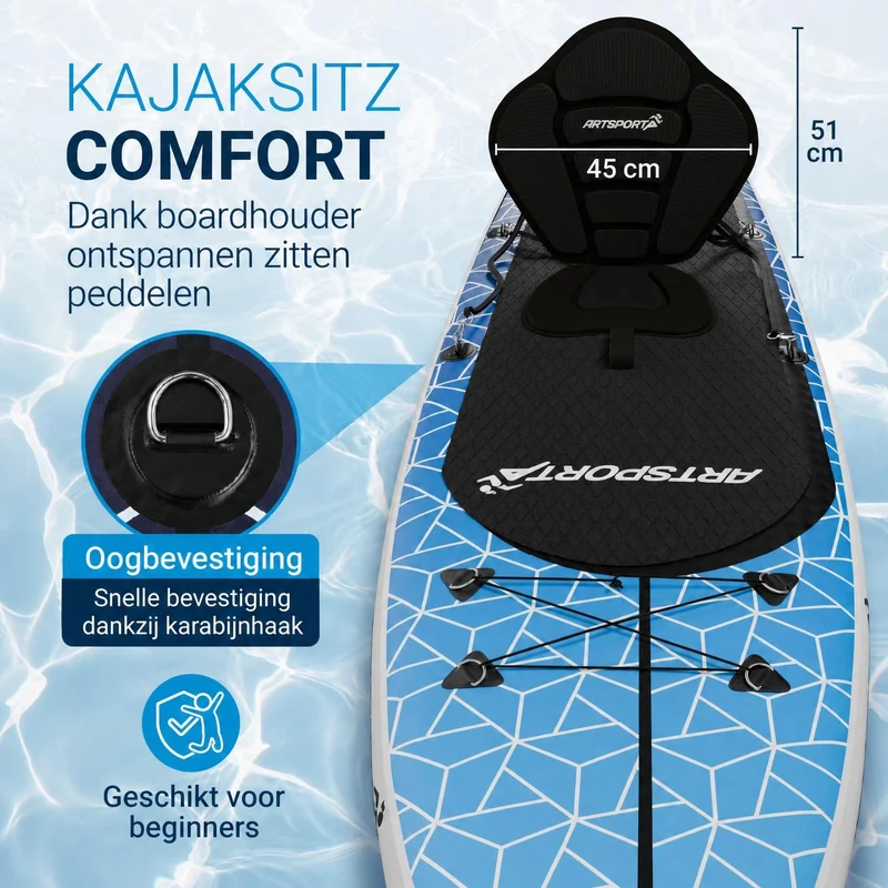 Stand up paddle avec siège kayak – set complet