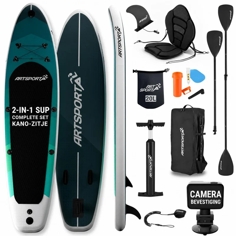 Stand up paddle avec siège kayak – set complet