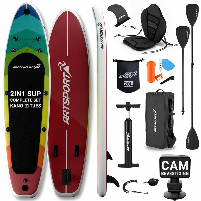 Stand up paddle avec siège kayak – set complet