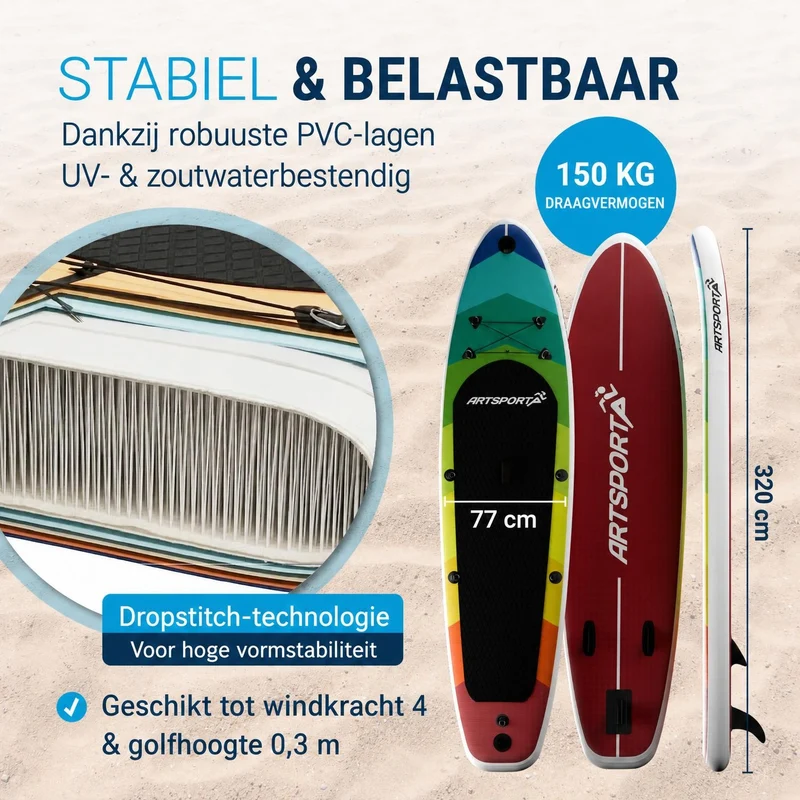 Stand up paddle avec siège kayak – set complet