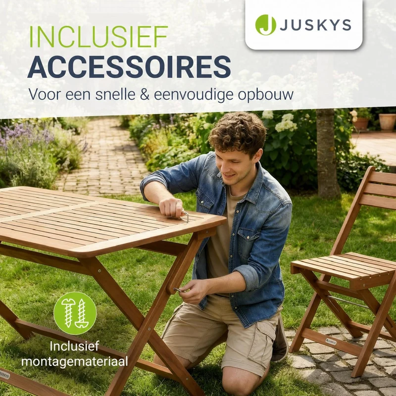 Salon de jardin Rimini en bois d'acacia