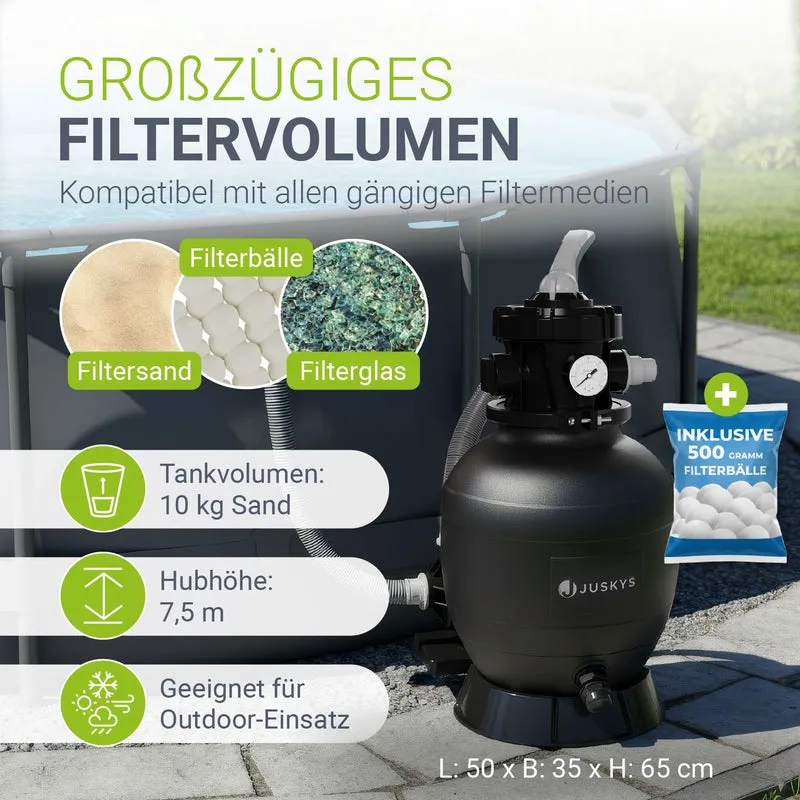 Système de filtration à sable pour piscines jusqu'à 30 000 litres