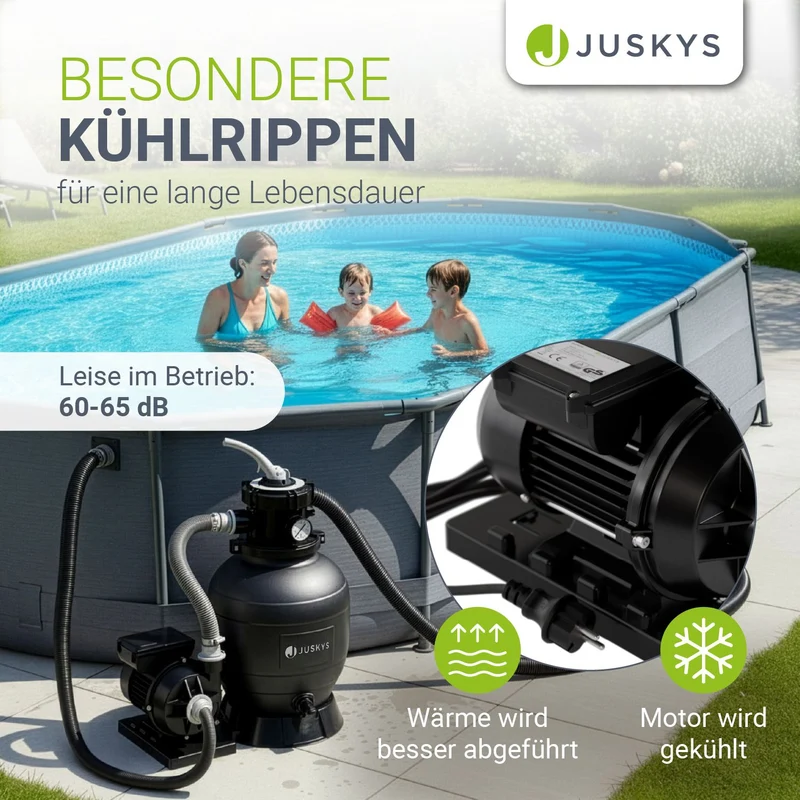 Système de filtration à sable pour piscines jusqu'à 30 000 litres