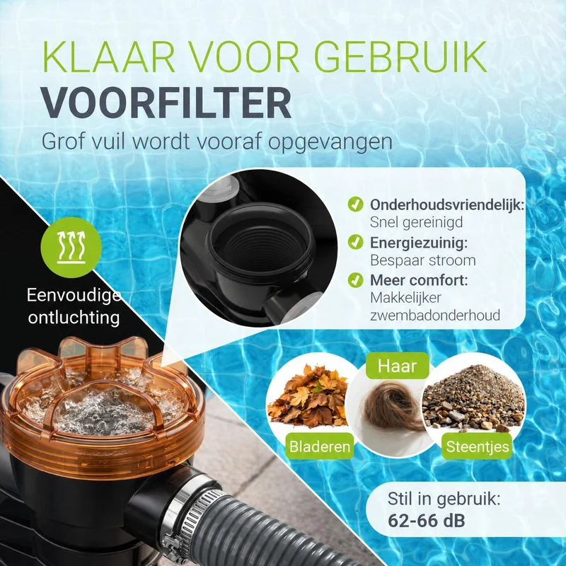 Système de filtration à sable pour piscines jusqu'à 30 000 litres