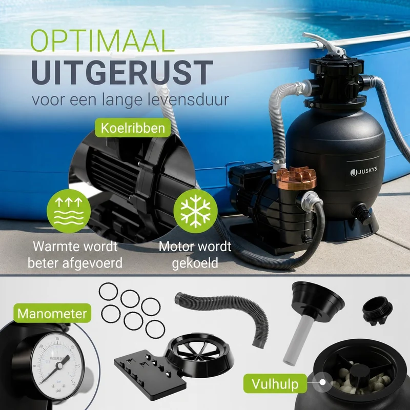 Système de filtration à sable pour piscines jusqu'à 30 000 litres