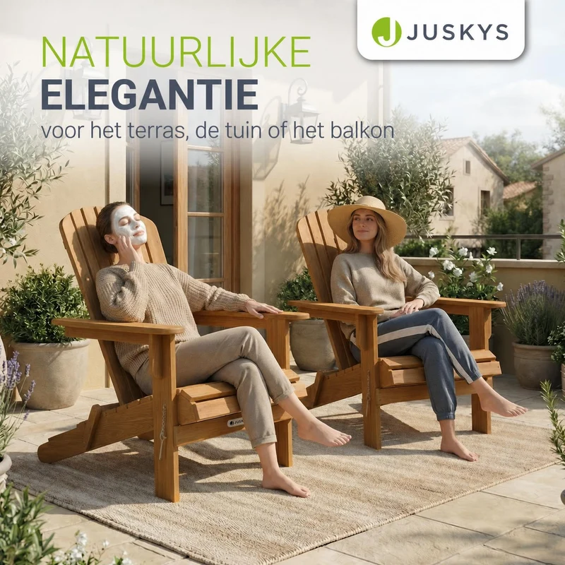 Chaise longue pliante de jardin Korfu – bois d'acacia
