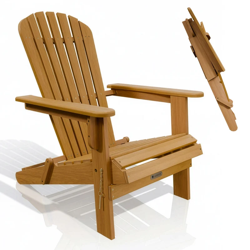 Chaise longue pliante de jardin Korfu – bois d'acacia