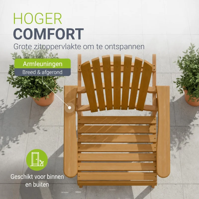 Chaise longue pliante de jardin Korfu – bois d'acacia
