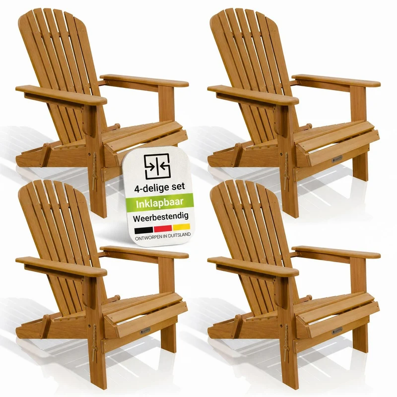 Chaise longue pliante de jardin Korfu – bois d'acacia