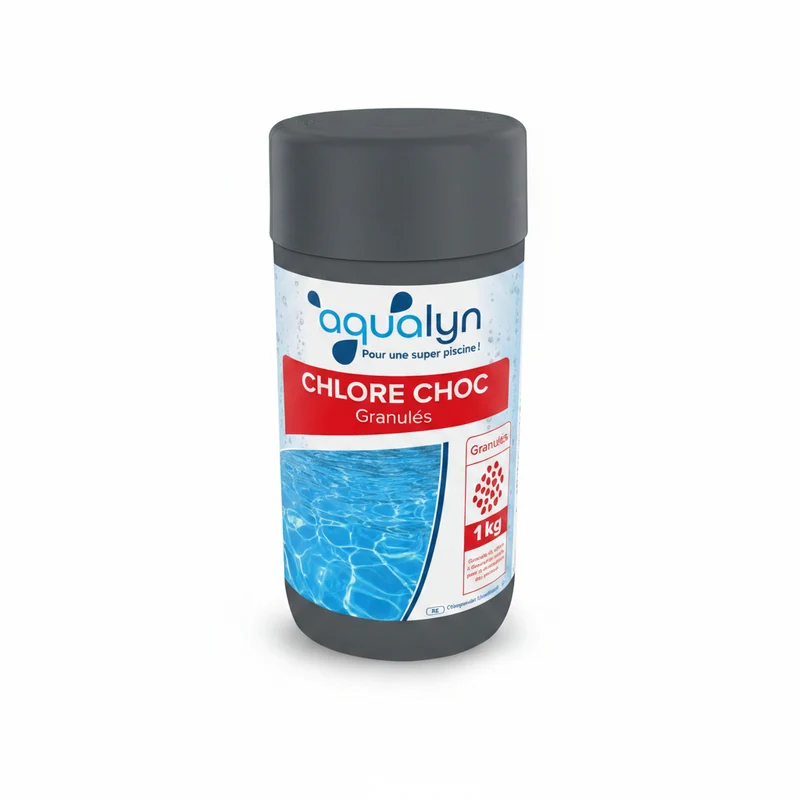 Chlore choc granulé 1 kg Aqualyn