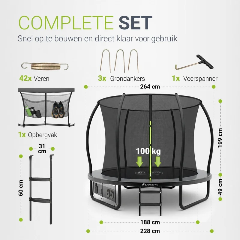 Trampoline d'extérieur pour le jardin
