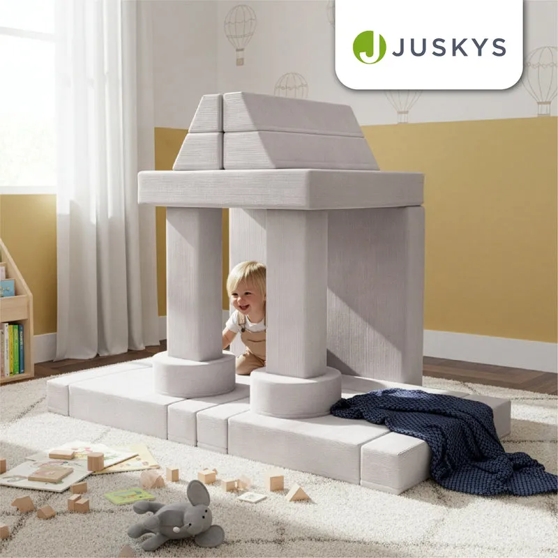 Canapé enfant Kayo en velours côtelé – modulable, lit d'appoint