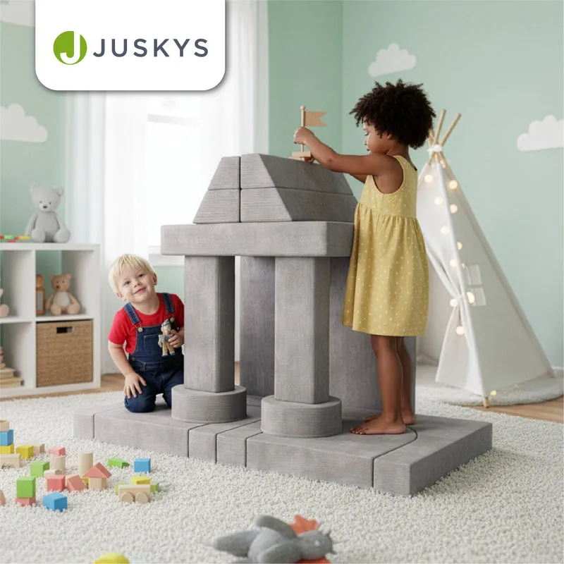 Canapé enfant Kayo en velours côtelé – modulable, lit d'appoint