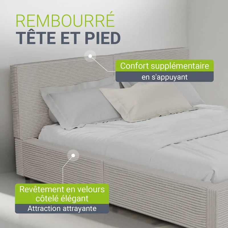 Lit rembourré Salerno