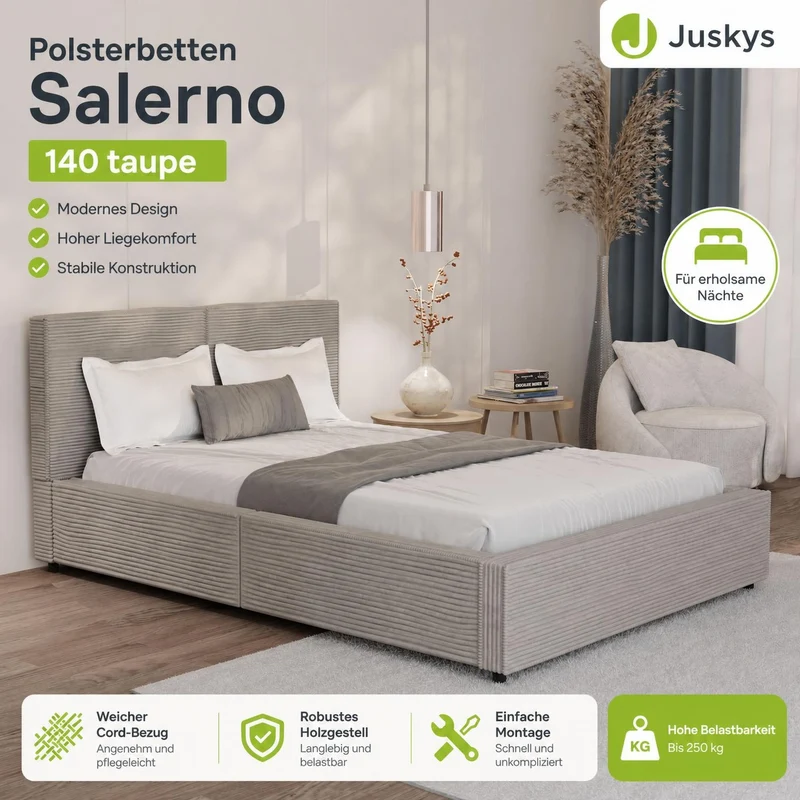 Lit rembourré Salerno