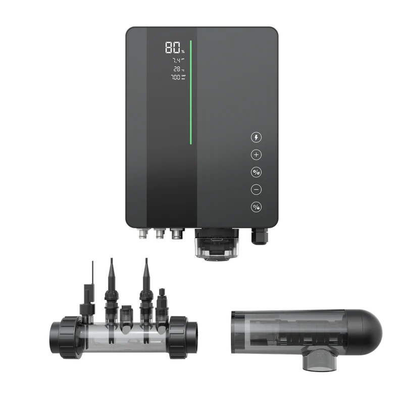 Électrolyseur Aquark InverClear Premium 22 - Inverter avec pH & Redox (75 m³)