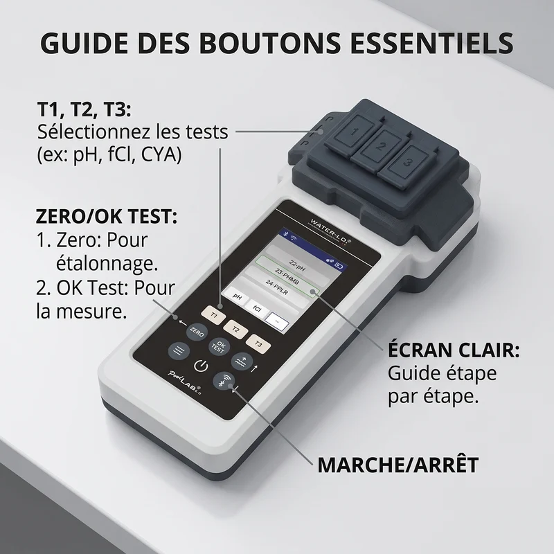 Photomètre PoolLab 2.0 - mesure précis qualité - test facile