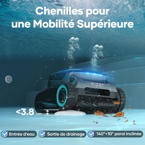 Robot piscine connecté sans fil Aiper Scuba S1 Pro