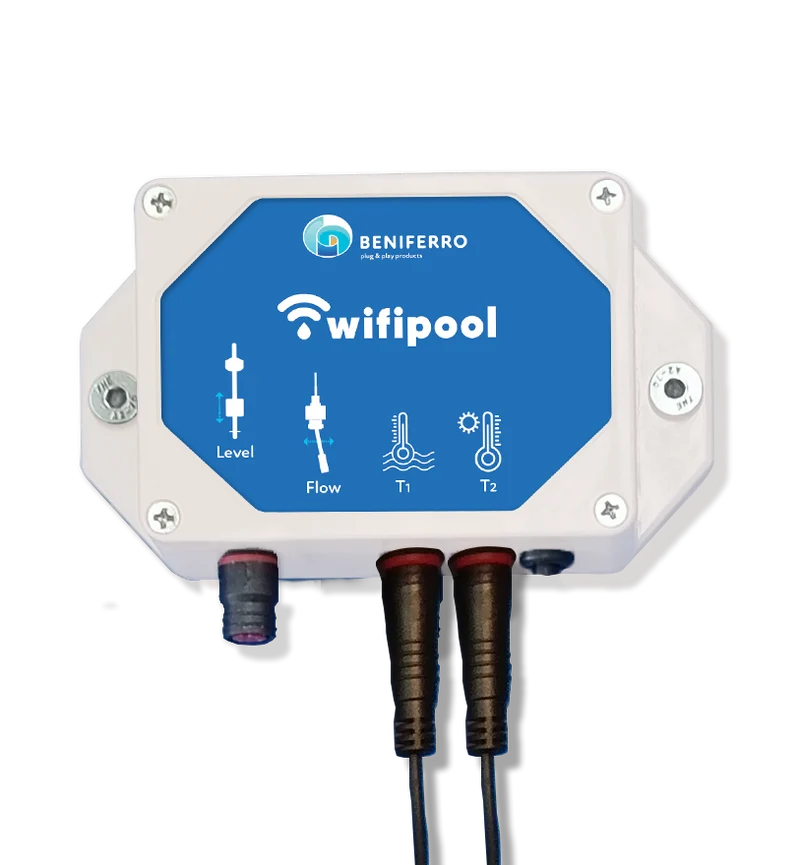 Module Wifipool TLF (2 x temp - niveau - débit)