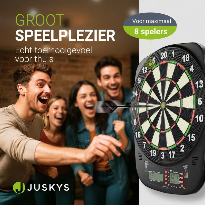 Cible de fléchettes électronique – 32 jeux