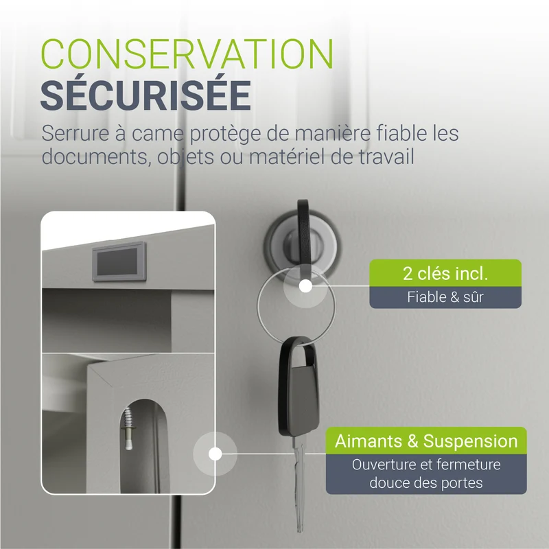 Classeur en métal