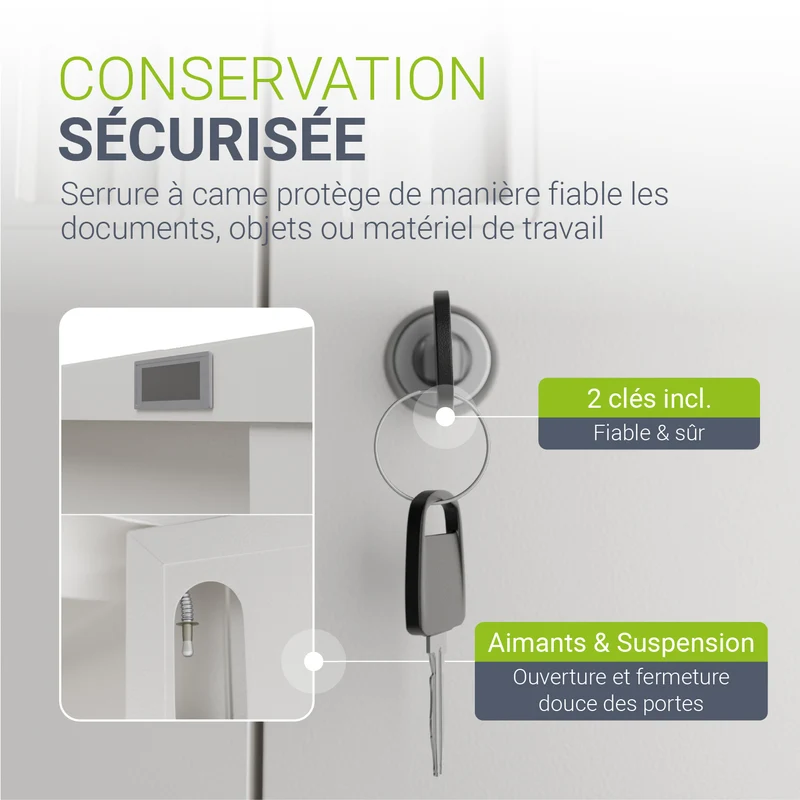 Classeur en métal