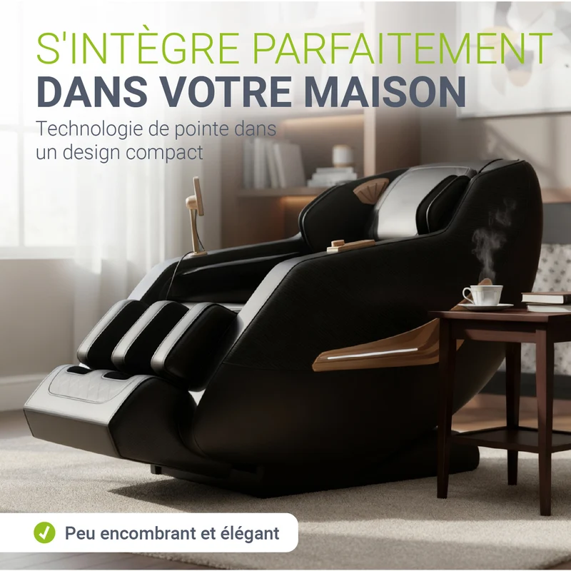 Fauteuil de massage Paros – chauffage et Bluetooth