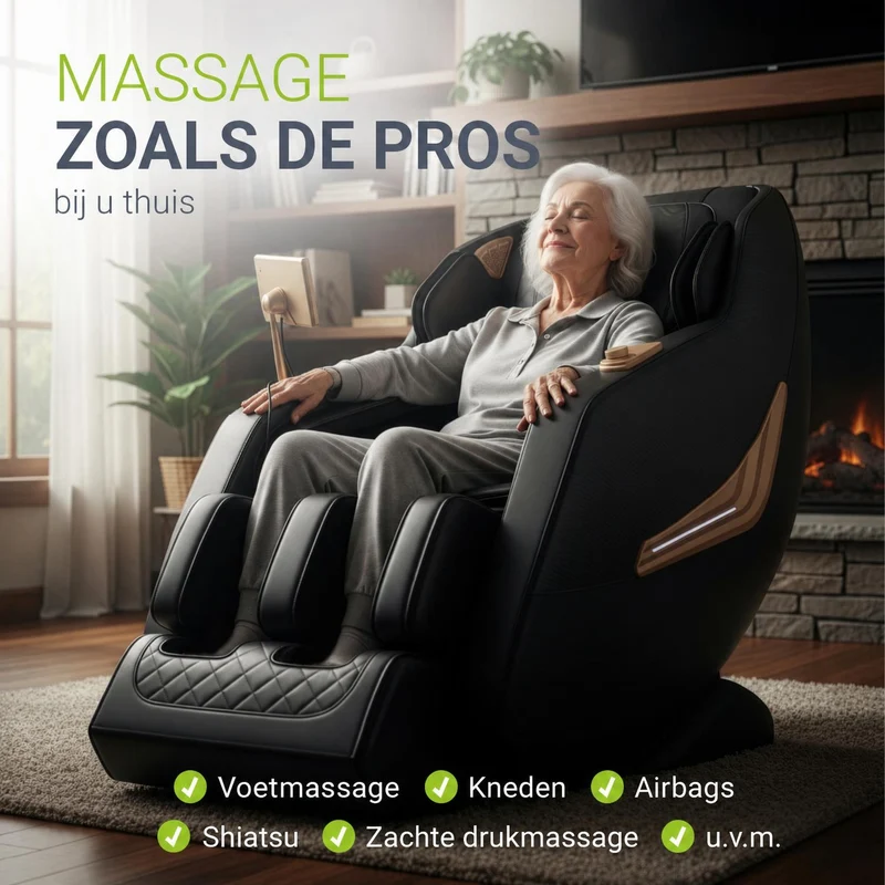 Fauteuil de massage Paros – chauffage et Bluetooth