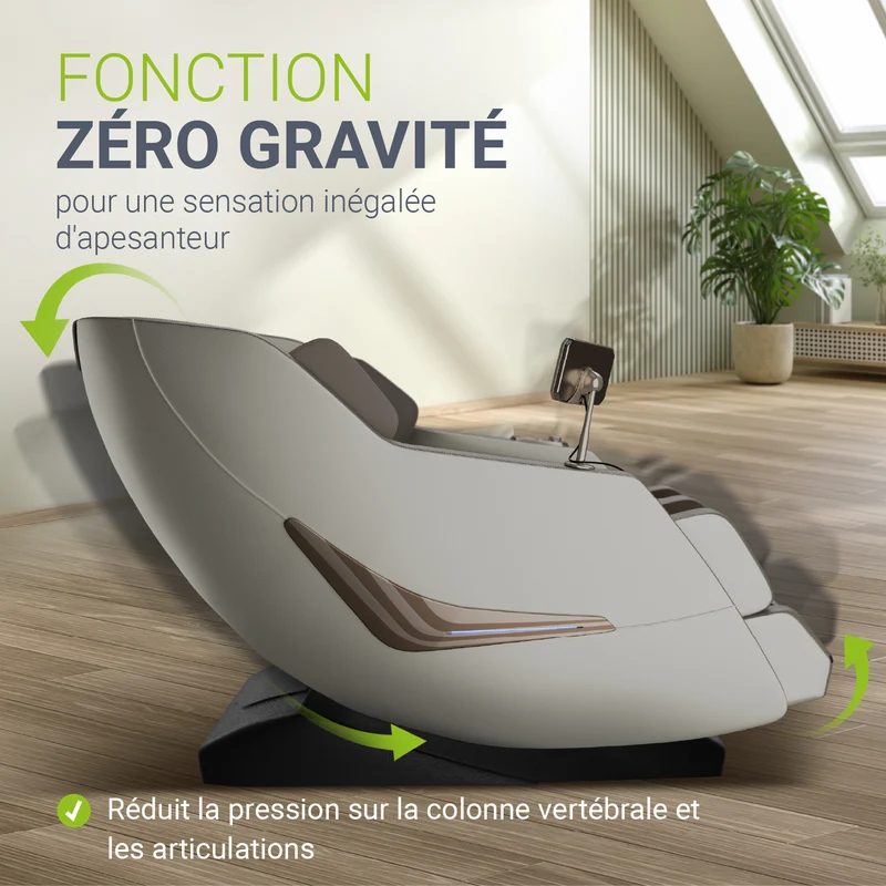 Fauteuil de massage Paros – chauffage et Bluetooth