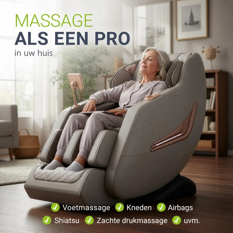 Fauteuil de massage Paros – chauffage et Bluetooth