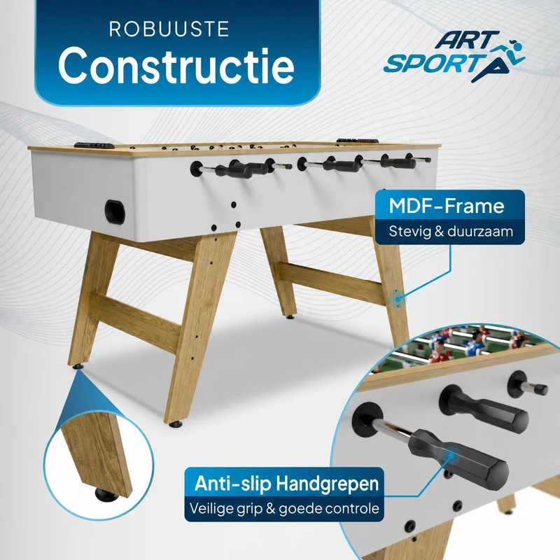 Baby-foot ProKick – pour enfants et adultes, noir