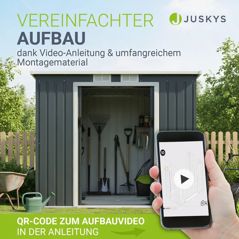 Abri à outils en métal