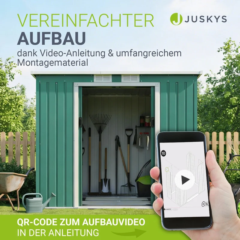 Abri à outils en métal