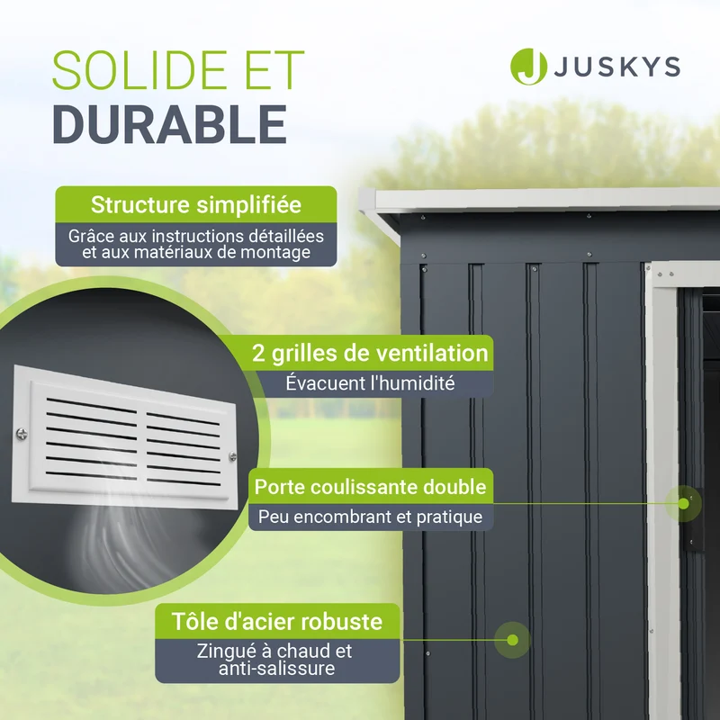 Abri à outils en métal