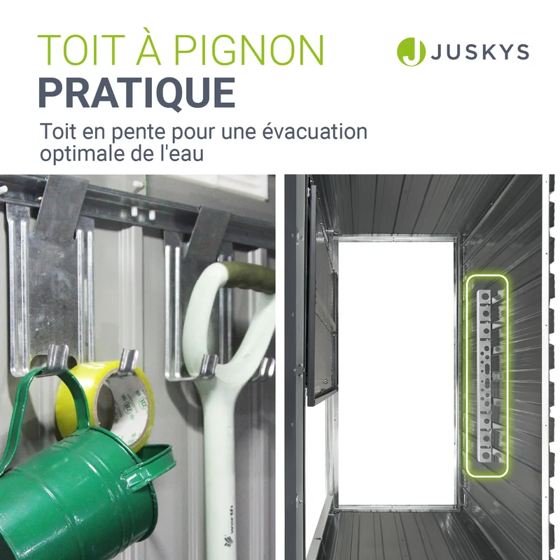 Abri à outils en métal