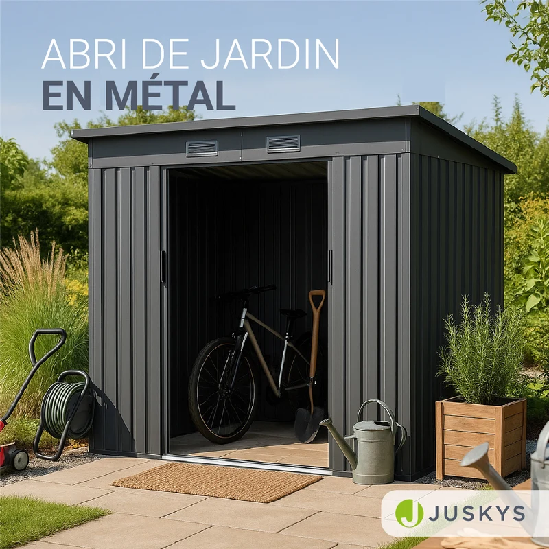 Abri à outils en métal