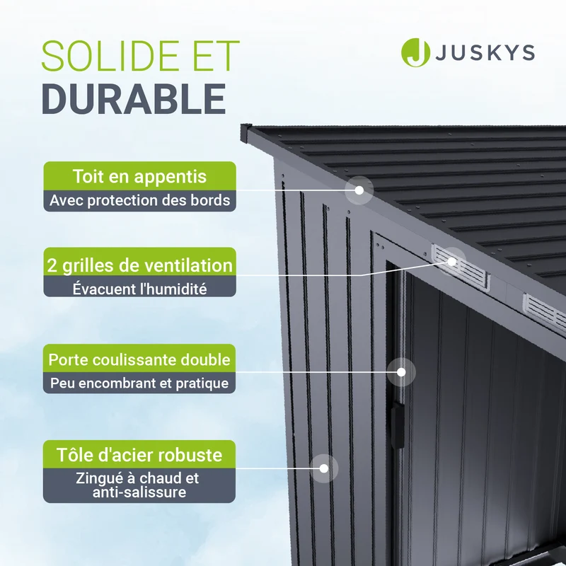 Abri à outils en métal