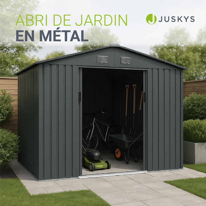 Abri à outils en métal