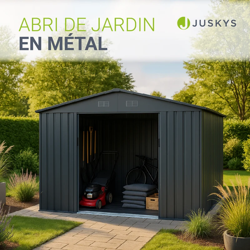 Abri à outils en métal