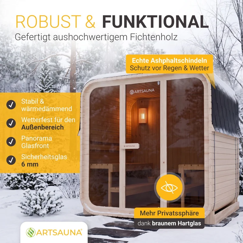 Sauna finlandais Fjora L