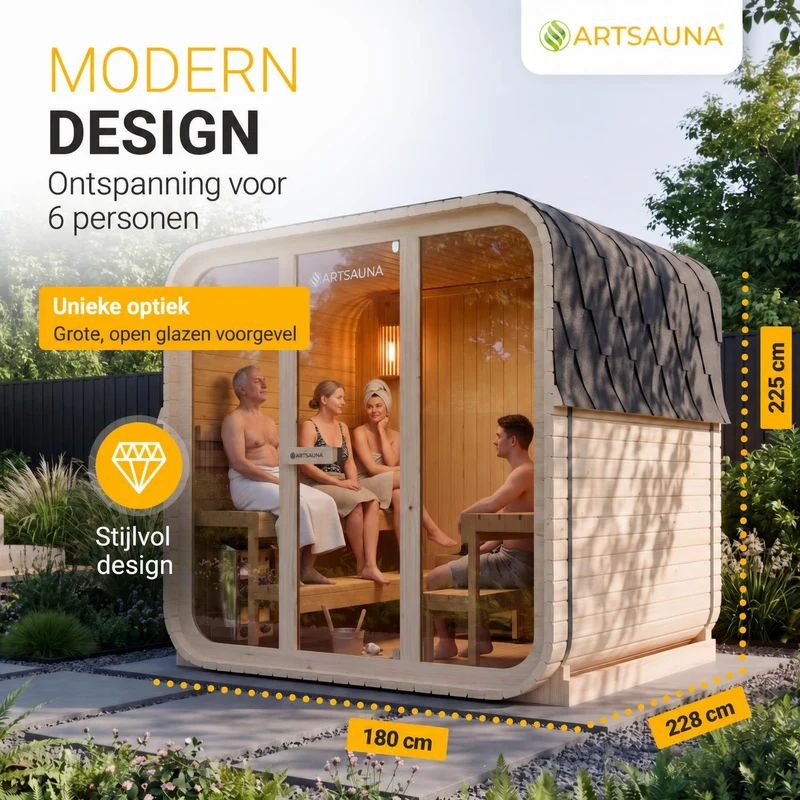 Sauna finlandais Fjora L