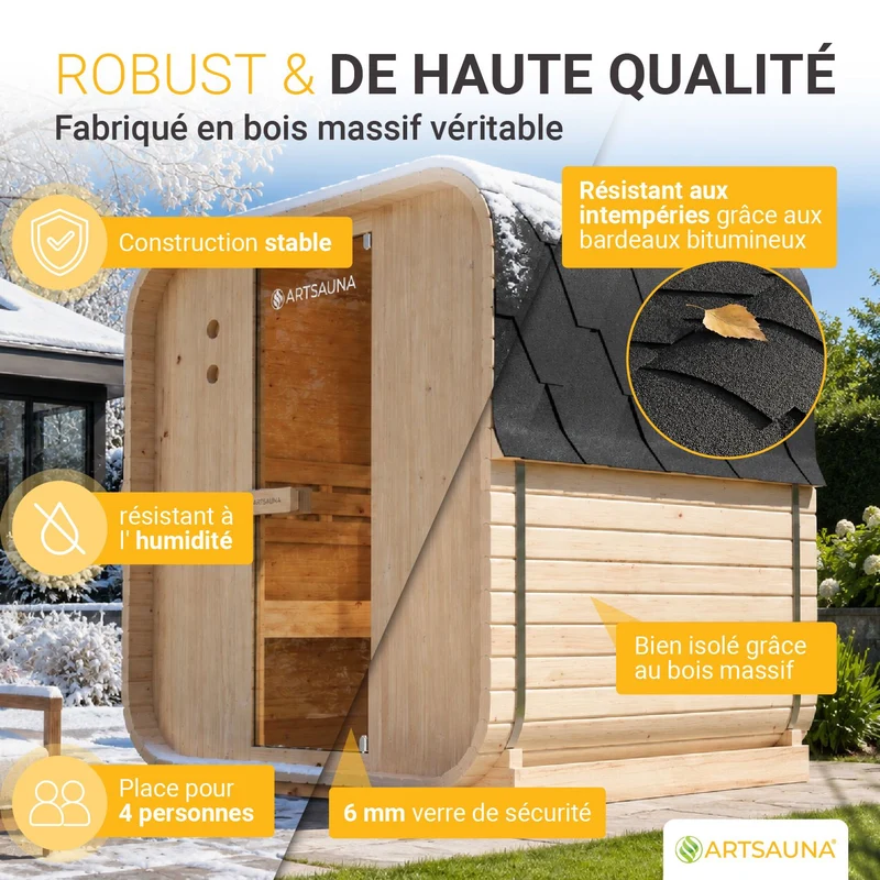 Sauna finlandais Nolvik